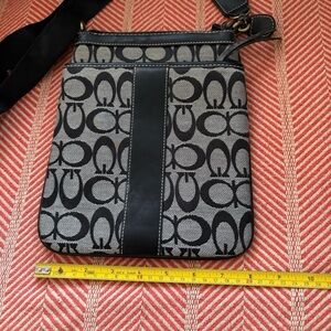 Black and Gray Crossbody Bag